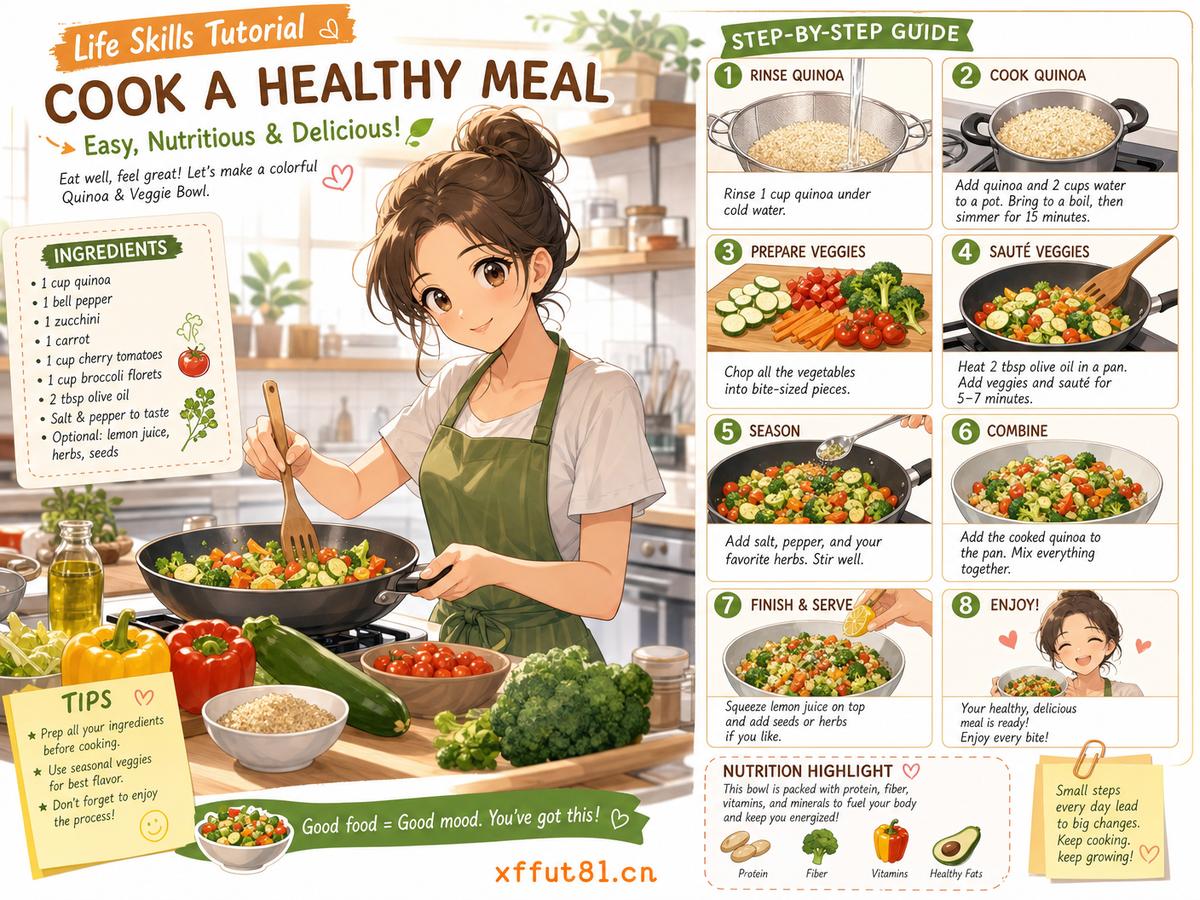 51视频生活技能动漫-健康饮食教程